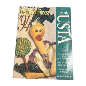 Tennis‎ USTA April 1994 Health & Fitness Magazine insert Vintage Ephemera Sports